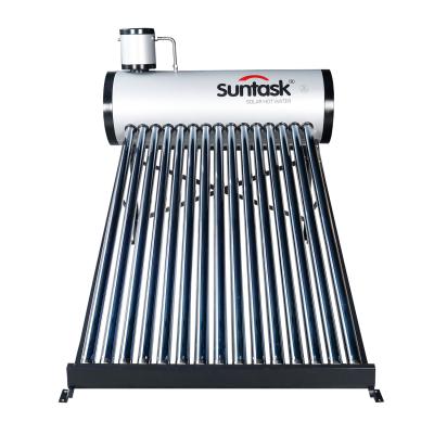 China Hotel Suntask Low Pressure Solar Water Heater ECT Vacuum Tube Type for sale