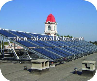 China Commercial Solar Heating System for Hotel, School, Swimming Pool Low Pressure Three Elements Solar Collector SFM Vacuum Tube Series for sale