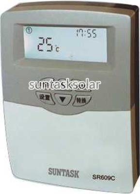 China Compact Pressurized Solar Water Heater System Compact Pressurized Solar System Solar Water Heater Controller (SR609C) for sale