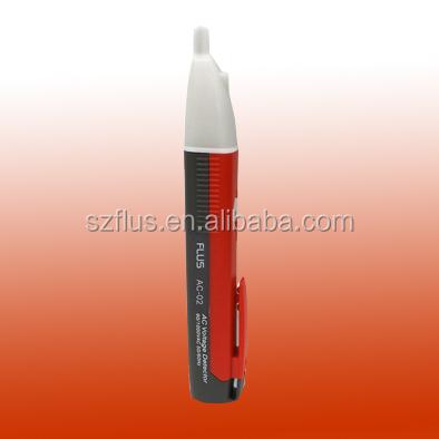 China AC/DC Voltage Test Model AC02 Non Contact Voltage Detector in Pen Style, 90VAC-1000VAC Non Contact Voltage Tester Pen for sale