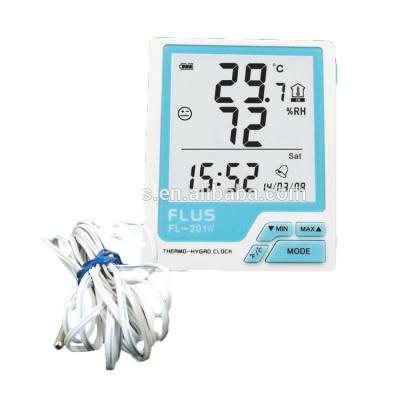 China outdoor clocks and thermometers outside thermometer out door thermometer FL-201W for sale