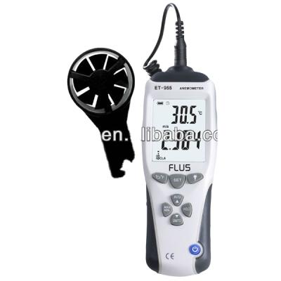 China Portable Wind Vane Measuring Digital Mini Anemometer 185*66*33mm Air Velocity ET-955 for sale