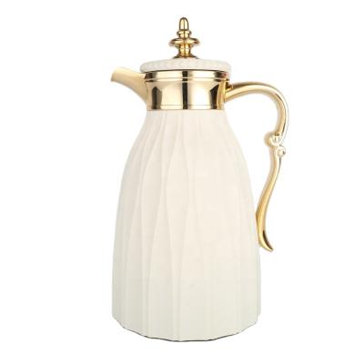 China WITH LID New Arrival Mannequin 1.0L ABS With Color Coating Vacuum Coffee Glass Jar for sale