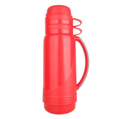 China ACCEPTABLE CUSTOMIZED COLOR THERMOS PORTABLE PLASTIC BOTTLE ACCEPTABLE HIGH GRADE VACUUM BOTTLE TWO CUPS TRAVEL BOTTLE for sale