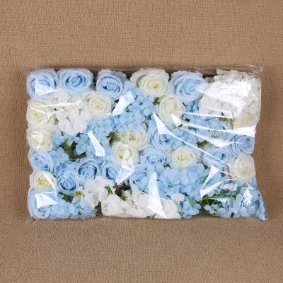 China Decoration For All Occasion Wedding Event Floral Artificial Rose Flower Wall For Garden Backdrop For Wedding Party Home Decoration for sale