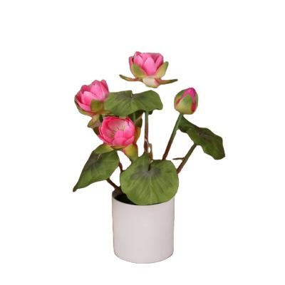 China Decoration for all the occasion wholesale exquisite new flower artificial lotus flower outdoor decoration for sale