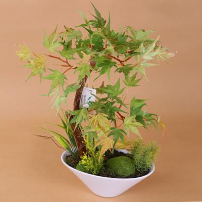 China Decoration For All Decor Chinese Factory Occasion 2018 Garden Artificial Maple Tree In Plastic Pot for sale