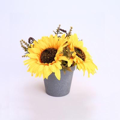 China Top Grade Sunflower Decoration Sunflower Decoration Big Natural Touch Preserved Flower Heads for sale