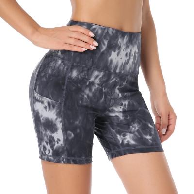 China Breathable Wholesale Breathable OEM Accept Camouflage High Waist Workout Sports Yoga Shorts Quick Dry Gym Leggings For Women for sale