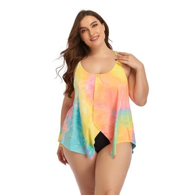 China Wholesale Breathable Backless Design Two Piece Swimsuit Plus Size Bathing Suit Cover Up For Women for sale