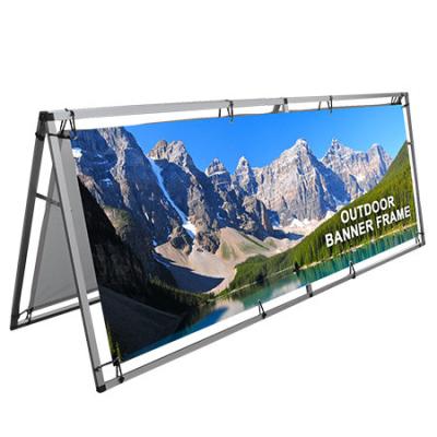 China Good Quality Outdoor Advertising PVC Vinyl Hanging Mesh Banner With Printing Gasser Brand for sale