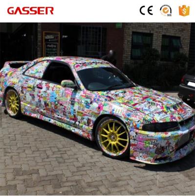 China Custom Removable Vinyl Graphics Self Adhesive Car Glue DIY Glue Sticker Vinyl Vehicle Wrap for Decoration for sale