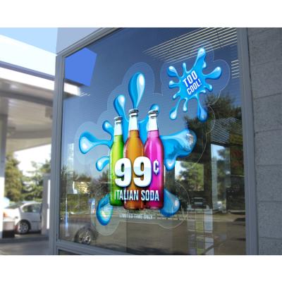 China Window Sticker Popular Factory Christmas Decorations Transparent Glass Window Sticker for sale