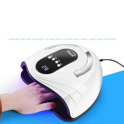 China Gel Nail Polish 10s 30s 60s 99s 120W Nail Gel Polish Dryer UV Curing Lamp Curing Sun 9 Light With Beads Factory Price 42pcs Led Wholesale for sale