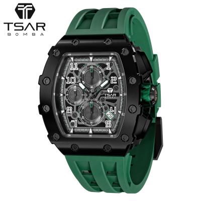 China Wholesale Custom Luxury Automatic Date TSAR BOMBA TB8204Q OEM Brand Sports Men's Quartz Wristwatches for sale