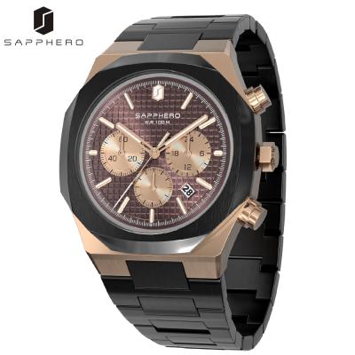 China Hot Selling Multifunctional Luxury High Quality Fashion Wrist Watch Automatic Date Men's Waterproof Quartz Watch for sale