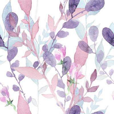 China Modern Hot Selling Removable Peel and Stick Fabric Polyester Floral Pattern Bedroom DIY Decorative Self Adhesive Wallpaper for sale