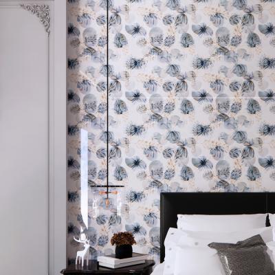 China Eco-Friendly Waterproof+ECO-Friendly+Self-adhesive Floral Natural Self-adhesive Home Decor Peel-and-Stick Cloth Fabric Removable Wallpaper for sale