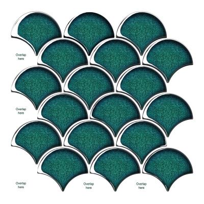 China New Trending Waterproof+Self-adhesive Wall Tile PU DIY Backsplash FishScale Removable Self Adhesive Waterproof Bathroom for sale