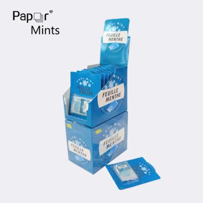 China 24 Pcs Sugar Free Fresh Paper Breath Sugar Free Mints Strip With Halal / Health Certification for sale