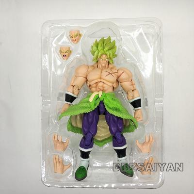 China Anime Cartoon Toy 21cm Japan SHF Action Number DBZ Action Figures Movable Broly PVC Model Toys for sale