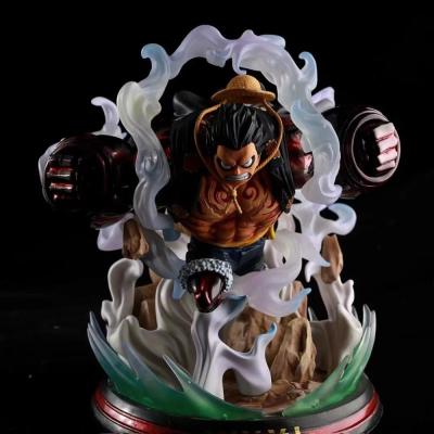 China Cartoon Toy 28CM Japan Anime GK One Piece Monkey D Luffy Gear Big 4 Action Numbers PVC Model Luffy Doll for sale