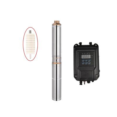 Κίνα 60V solar permanent magnet motor brushless DC household agricultural stainless steel deep well pump προς πώληση