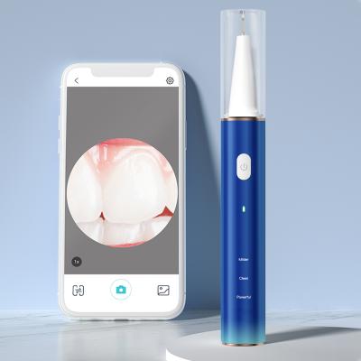 China 5 Megapixel 33-42 KHz Camera Vibration Frequency Electric Dental Dental Calculus Plaque Remover Ultrasonic Tooth Remover for sale