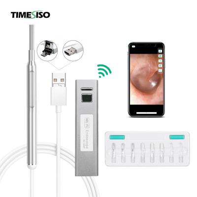 China Ear Wax Tool Ear Endoscope Camera Wifi Ear Wax Removal Tool 3.9mm 720P Digital Otoscope Ear Wax Cleaning Selection for sale