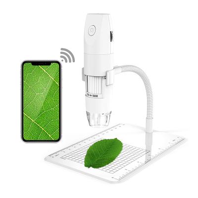 China 2021 New products digital wifi microscope 1000x easy operating digital microscope camera video recording for sale