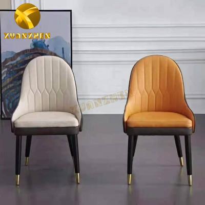 Κίνα Comfortable Hotel Restaurant Feast Home Modern Simple Soft Office Dining Chair For Sale προς πώληση