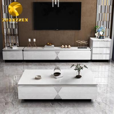 China Expandable Home Furniture Living Room Sets Luxury Hot Sale Modern TV Table Unit TV Cabinets Stand With Drawer Made In China for sale