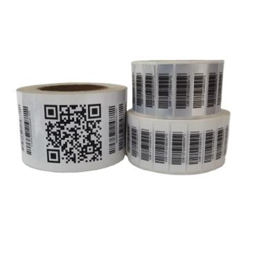 China Wholesale Waterproof Qr Code Printing Waterproof Stickers Roll Up Label Custom Thermal Barcode Labels for sale