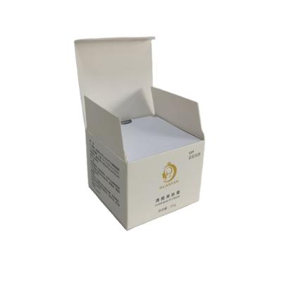 China Custom Skincare Recyclable Printing Cosmetic Gift Boxes Set White Packaging Boxes for sale