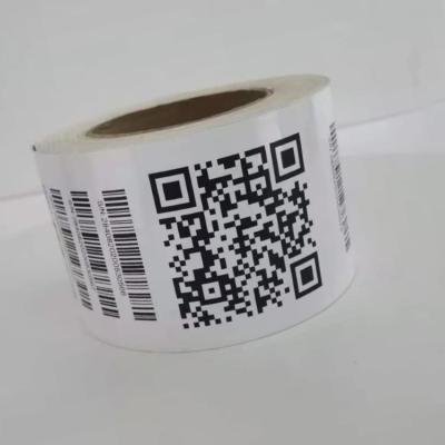 China High Waterproof Custom Barcode Packaging Labels Self Adhesive Waterproof QR Code Sticker for sale