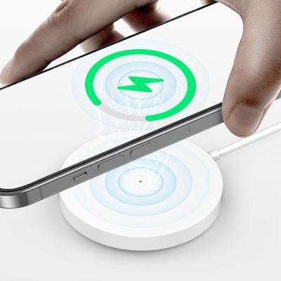 China Mobile Phone Hiseno Wireless Charger 5v 2a Qi Wireless Charger For iPhone 12 for sale