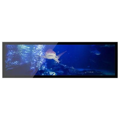 China Factory OutletOutdoor Indoor Glass LED Movie Display Transparent Panels Led Strip Display Screen for sale