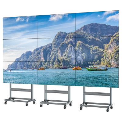 China Indoor Bracket Led Advertising Screen 4k Splicing Controller Video Wall Cheap Price Samsung Stand Up 55 Inch Videowall Mount for sale