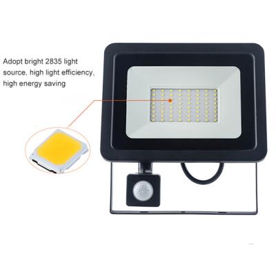 China garden & 50W 40000lum Outdoor Camera and Motion Sensor Led Projector Outdoor Garage Door Light for sale