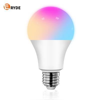 China Home Color Changing Alexa Light Bulb A19 E26 Multicolor Smart Bulbs That Work With Alexa Dimmable RGBWW 9W LED Color Changing Bulbs for sale