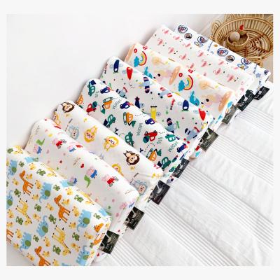 China Baby Organic Cotton Cartoon Folded Animal Pillow Case for sale