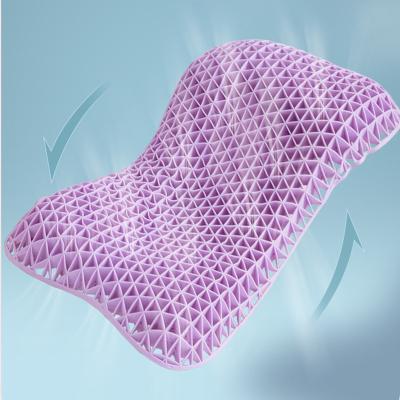 China Anti dust mite cavity, cooling gel, natural pillow breathable, washable, 55*31*4/6cm 100% strip gel customized for sale