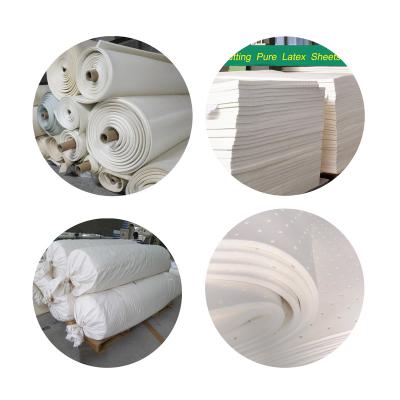 China Natural Latex Mattress Foldable Rolling Sheet for sale