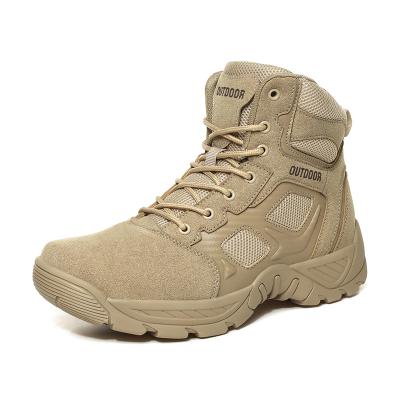 China 2021 Breathable Desert Men's Army Boots Combat Tactical Military Boots For Men for sale