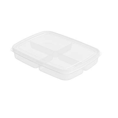 China Freshness Preservation Portable Clear Kitchen Storage  Boxes With Lid For Food for sale