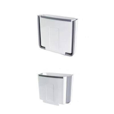 China Sustainable Kitchen Plastic Durable Wholesale  Folding Waste Bin For Cabinet Door for sale