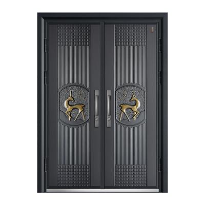 China Modern high quality aluminum double door opened door for home for sale