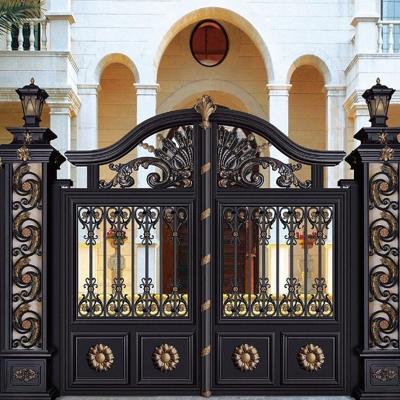 China Villa Modern Metal Yard Fence Gates Aluminum Gate For Home Garden for sale