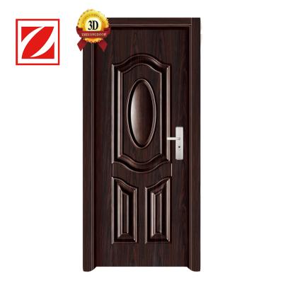 China American panel modern hot sale steel door for hotel room interior entry door with cheap price for sale