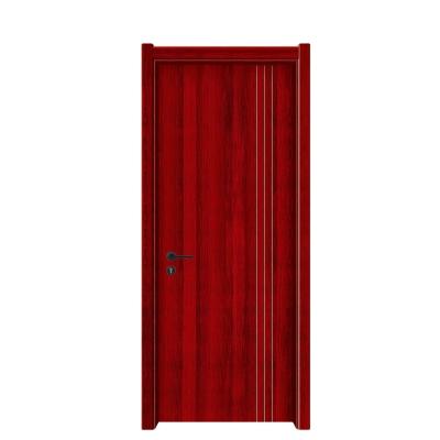 China ZS- Modern General Melamine Red Wood Splicing Door Cheap Price for sale